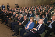 El acto de conmemoración del 25 aniversario del Consejo Social  de la UdL se celebró en el salón de actos del Rectorado.