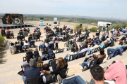 L’amfiteatre d’Alcoletge va ser ahir un dels escenaris dels espectacles, com el de la companyia La Tal, amb èxit de públic.