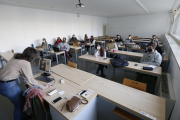 Imagen de una clase presencial en la facultad de Educación el pasado 10 de marzo.