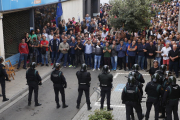  El 1-O en Alcarràs. El alcalde en 2017 se sentó el lunes en el banquillo de los acusados.