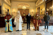 Melchor, Gaspar y Baltasar recorrieron en el Bus Turístic distintos barrios de Lleida sin anunciar el trayecto para evitar aglomeraciones.