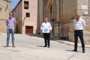 Pere  Aumedes, Jordi Castanyé y Jordi Calvís presentaron ayer esta iniciativa. 