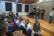 El director, Ricard Grau, el viernes en la inauguración de las aulas.