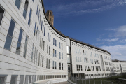 Imagen del edificio judicial del Canyeret de la ciudad de Lleida.