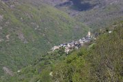 Vista del municipio de Canejan, fronterizo con Francia.