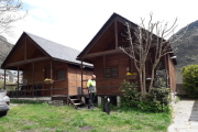 Uno de los clientes del camping Boneta de Barruera, en La Vall de Boí. 