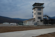 Les instal·lacions de l’aeroport de la Seu.