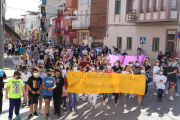 Veïns de Rosselló es van manifestar dilluns en suport a la menor.  Avui hi haurà concentració a Lleida.