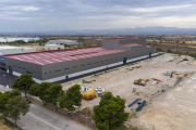 Imagen de las instalaciones y las obras de la multinacional gallega Cortizo en Cervera.