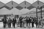 Inauguració de l’AP-2 a Lleida el 5 de juliol del 1976, a la qual van acudir Sangenís i Corbella, president de la Diputació i alcalde.