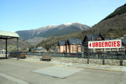 L'entrada d'urgències a l'Espitau Val d'Aran.