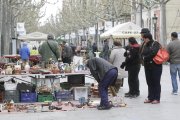 Imagen de archivo del mercadillo de Rambla Ferran. 