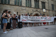 Imatge d’arxiu d’una protesta a Lleida contra els delictes sexuals.