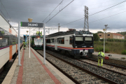 Adif restablirà dilluns el trànsit ferroviari entre Binéfar (Osca) i Lleida