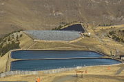 Imagen de archivo del parque solar del Planell de la Tossa. 