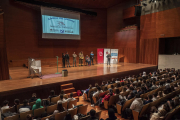 Imagen de la representación teatral que tuvo lugar en el Auditori Enric Granados.