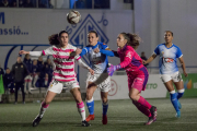 Lisa remata a l’àrea petita la falta lateral servida per Barbi que va suposar el gol de l’empat.