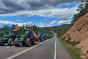 La protesta va generar fins a 14 quilòmetres de retencions en el seu recorregut per la C-14.