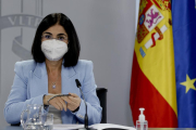 La ministra de Sanitat, Carolina Darias, en una imatge d'arxiu.