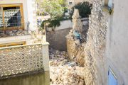 Pedres de gran mida van caure ahir sobre un habitatge del carrer Major del Talladell.