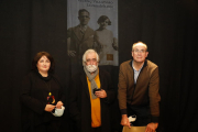 Presentación ayer en el Cafè del Teatre del libro ‘La casa dels avis’.