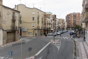 La zona del centro donde se prevé construir una rotonda.