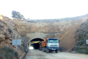 L’any passat es van dur a terme treballs a l’exterior del túnel.