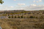 Vista d'arxiu dels terrenys de Torre Salses, ubicats entre els Magraners i la Bordeta.