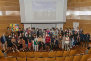 Acogida y presentación  -  La Universitat de Lleida recibió en el auditorio de Cappont el pasado 20 de septiembre a una cincuentena de alumnos extranjeros del programa de movilidad, que este año cursarán sus estudios en la capital del Segrià.  ...