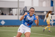Pixu mostra alegria després d’un dels seus dos gols.