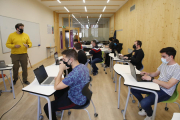 Els alumnes del curs de postgrau en Fabricació Intel·ligent de l’Escola del Treball.