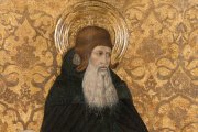 La tabla de Sant Antoni Abad vendida el jueves en Barcelona.