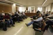 Reunió informativa ahir al consell del Segrià.