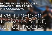 Carta d'un mosso als policies nacionals i guàrdia civils enviats a Catalunya