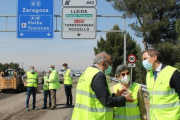 Alerta por un alto volumen de tráfico en caminos de Torre-serona, Torrefarrera y Corbins por las obras en la A2