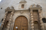 La fachada de la iglesia, una vez restaurada. 