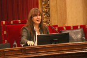 La presidenta del Parlament, Laura Borràs.