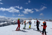 Foto d’arxiu d’esquiadors a l’estació aranesa de Baqueira Beret.