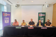 UGT va reclamar ahir en una roda de premsa mesures per prevenir accidents laborals mortals.