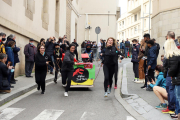 Un altre dels ‘bòlids’ en plena carrera.