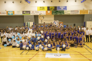 Un moment de la presentació, ahir, dels diferents equips del CN Tàrrega.