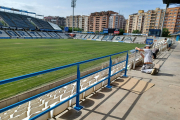 El Lleida vendió entradas ayer en la plaza Sant Joan.