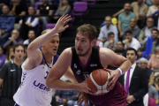 Vucetic, en una acció del partit de dissabte a Valladolid.