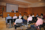 Acto oficial de la Diada en el consell comarcal del Pla d’Urgell.