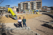 La plaza de Les Bòbiles de Tàrrega quedará lista en un mes.