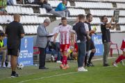 Marc Martínez va ser titular en la tornada al Camp d’Esports i va ser substituït al minut 70 del partit.