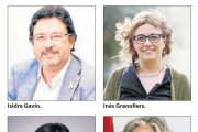 Els quatre candidats, Isidre Gavín, Inés Granollers, Sara Bailac i Montse Mínguez