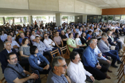 Més de 400 exalumnes i exprofessors es van reunir a la facultat d’Agrònoms.