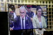 El pare i la mare de la Nadia, durant el judici celebrat a l’Audiència de Lleida el 2018.
