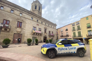 Un cotxe de la Policia Local de Cervera.